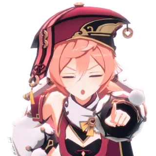 🥺 Yanfei Genshin Impact Anime, Jogo, Genshin Impact, Yanfei, Fofo, Personagem, Desenho animado telegram sticker