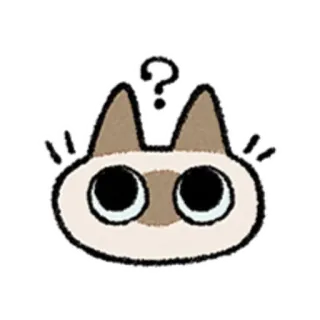 😺 gato, pergunta, pensando, fofo telegram sticker