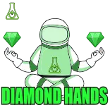 💎 DIAMOND HANDS бриллиантовые руки, фондовый рынок, инвестиции, стонкс, мем, финансы telegram sticker