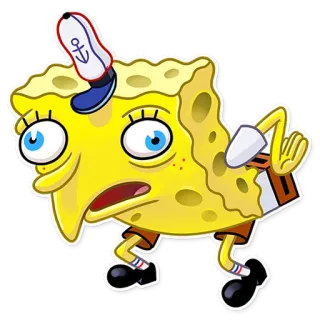 🤪 Spongebob Squarepants การ์ตูน, สพันจ์บ็อบ, สแควร์แพนท์, นิคเคิลโลเดียน, ตลก, ตัวละคร telegram sticker