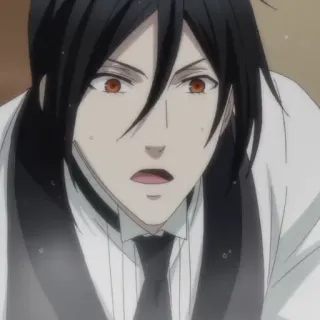 😳 Sebastian Michaelis Black Butler Anime, Black Butler, Sebastian Michaelis, Personaggio, Demone, Maggiordomo telegram sticker