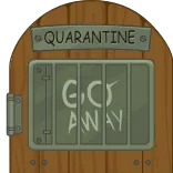 😷 QUARANTINE
GO AWAY карантин, уйди, дверь, предупреждение, изоляция telegram sticker