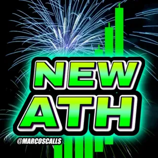 🤑 NEW ATH @MARCOSOSCALLS ATH, crypto, stock market, finance, trading, investing telegram sticker
