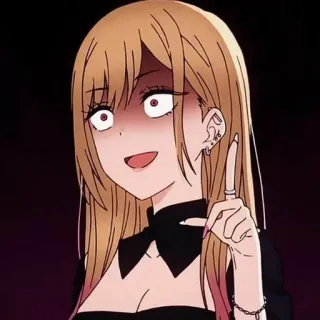 🗿 Marin Kitagawa My Dress-Up Darling Anime, Ragazza, Carina, Marin Kitagawa, My Dress-Up Darling telegram sticker