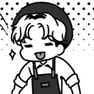 🤍 Мультфильм, Персонаж, Искусство, Наклейка telegram sticker