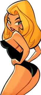 ⏭ cartone animato, donna, pin-up, sexy whatsapp sticker