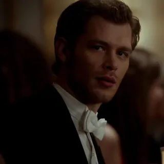 🥨 Klaus Mikaelson The Vampire Diaries man, formal, portrait, tv show, vampire, Klaus telegram sticker