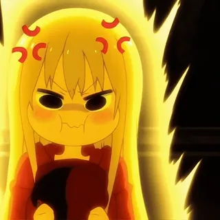 😒 Umaru Doma Himouto! Umaru-chan telegram sticker
