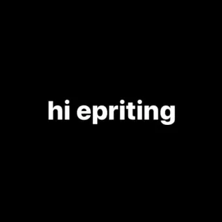 🐺 hi epriting telegram sticker