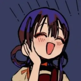 😆 Yako Toilet-bound Hanako-kun Anime, Mangá, Fofo, Sorrindo, Fanart, Kawaii whatsapp sticker