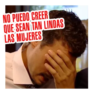 🙇 NO PUEDO CREER QUE SEAN TAN LINDAS LAS MUJERES Spanisch, Frauen, Ausdruck, Gefühl whatsapp sticker