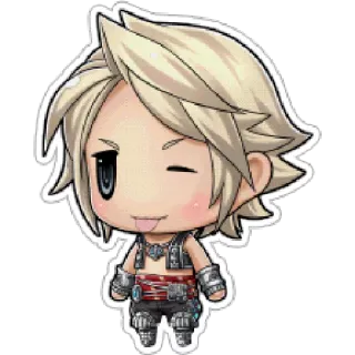 😛 Chibi, Anime, Personaggio, Carino telegram sticker