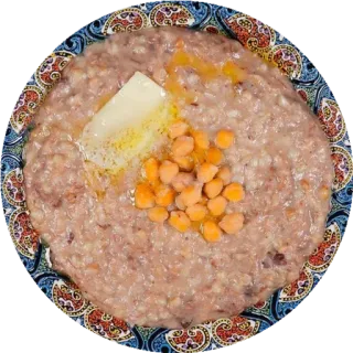 🍽 еда, блюдо, нут, масло, тарелка, еда telegram sticker