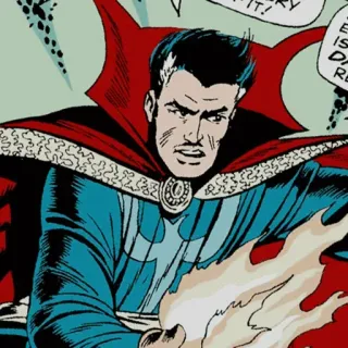 🧣 Doctor Strange Doctor Strange, Marvel, superbohater, magia, czarodziej, komiks telegram sticker