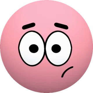 🙁 Emoji, Dessin animé, Visage, Triste, Confus whatsapp sticker