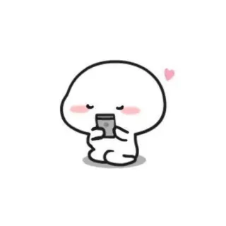 🏺 imut, kawaii, kartun, cinta, telepon, stiker whatsapp sticker