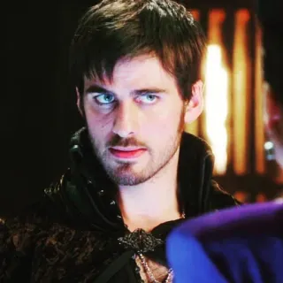 😡 Captain Hook Once Upon a Time Colin O'Donoghue, Capitán Garfio, Once Upon a Time, Serie TV, Fantasía, Pirata whatsapp sticker