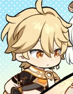 👁 Aether Genshin Impact アニメ, ゲーム, キャラクター, 空, 原神 telegram sticker