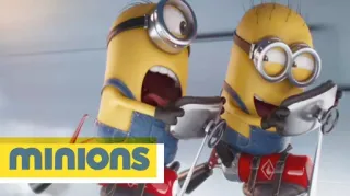😀 Minions minions minions, cartoon, movie, funny, yellow telegram sticker