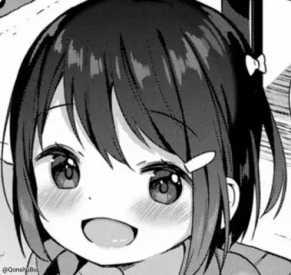 😆 anime, cute, girl, manga telegram sticker