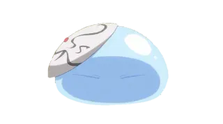 👺 Rimuru Tempest That Time I Got Reincarnated as a Slime Anime, Slime, Monstruo, Lindo, Fantasía, Isekai whatsapp sticker