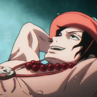 🔥 Ace One Piece anime, one piece, ace, pirata, cartone animato telegram sticker