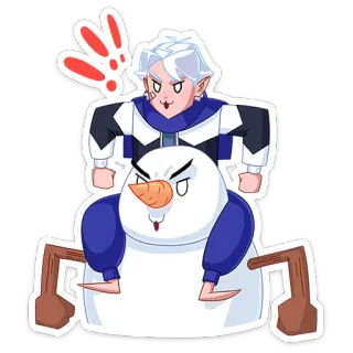 😡 สติกเกอร์, การ์ตูน, หิมะ, ฤดูหนาว, ตุ๊กตาหิมะ, ตัวละคร, อนิเมะ whatsapp sticker