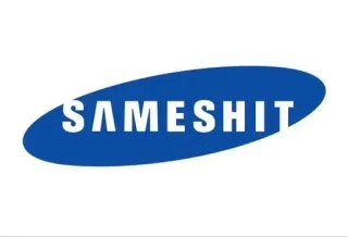 😑 SAMESHIT parodie, logo, sarcasme, humour, offensant, marque telegram sticker