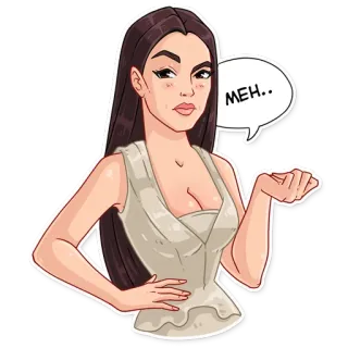 Monica telegram stickers
