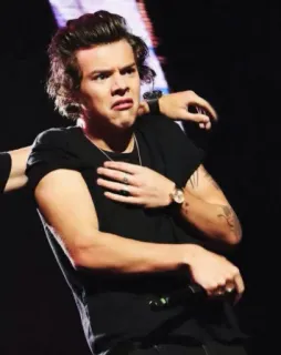 😐 Harry Styles singer, celebrity, pop star, man telegram sticker