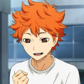 ☺️ Hinata Shoyo Haikyuu!! Anime, Personaje, Manga, Haikyuu, Hinata Shoyo, Dibujo animado telegram sticker