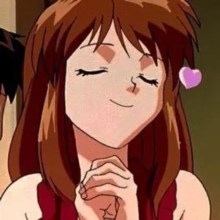 💓 Anime, Chica, Corazón, Lindo, Dibujos animados telegram sticker