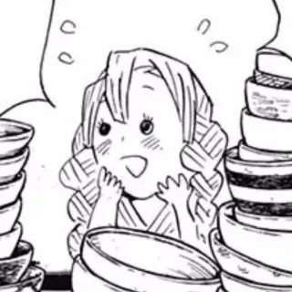 🌟 Anime, Kawaii, Imut, Manga, Karakter, Masakan telegram sticker
