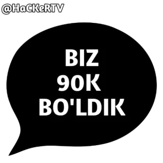 🎉 BIZ
90K
BO'LDIK telegram sticker