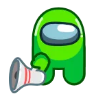 😱 Among Us among us, tripulante, jogo, video game telegram sticker