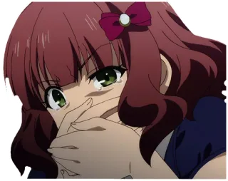 🤢 Anime, Chorando, Triste, Chateado(a), Garota anime telegram sticker