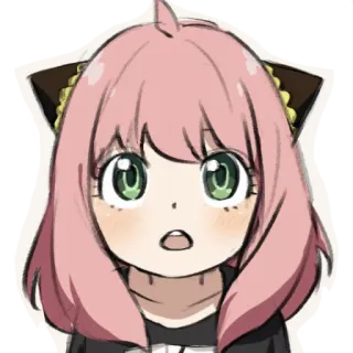 🤯 Anya Forger Spy x Family อนิเมะ, การ์ตูน, ผู้หญิง, Spy x Family, อาเนีย, อาเนีย ฟอร์เจอร์ telegram sticker