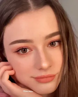 🦋 @queen_sadko donna, bellezza, ritratto, trucco, ragazza, viso telegram sticker