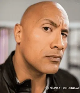 🤩 Dwayne Johnson ator, careca, The Rock, Dwayne, Johnson, retrato whatsapp sticker