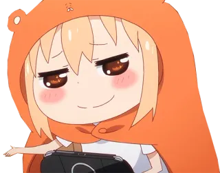 😌 Umaru Doma Himouto! Umaru-chan Anime, Umaru, Chibi, Gaming, Kawaii, Lindo, Sudadera con capucha telegram sticker