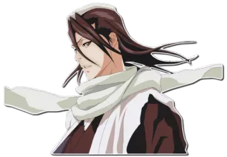 😒 Byakuya Kuchiki Bleach anime, mangá, bleach, byakuya kuchiki, personagem whatsapp sticker