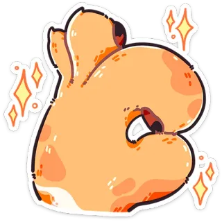 Фасолька от @TgSticker telegram stickers