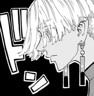 🥢 anime, manga, character, earring telegram sticker