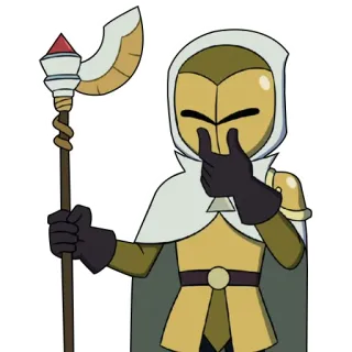 🤔 Hunter The Owl House Cazador, The Owl House, dibujos animados, personaje, magia, báculo telegram sticker