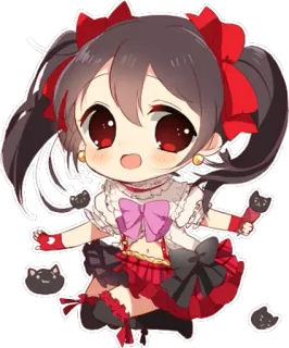 😀 Anime, Chibi, Cartoni animati, Carino telegram sticker