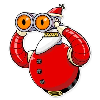 Robo Santa telegram stickers
