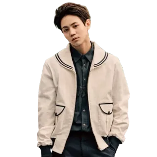 🙂 person, portrait, man, clothing, jacket, fashion telegram sticker