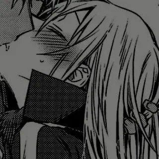 🖊 Anime, Mangá, Romance, Beijo, Casal telegram sticker