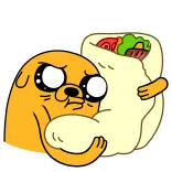 Jake Dog 🐕 @CastilosAnimatedEmojis telegram emojis 🥹