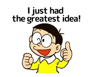 Doraemon's Animated Wisdom whatsapp stickers